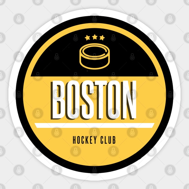 Boston hockey club Sticker by BVHstudio